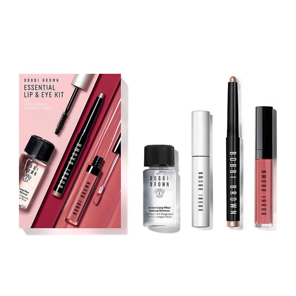 Bobbi Brown Essential Lip & Long-Wear Eye Makeup Kit - $116Value